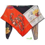 روسری ابریشم توییل 1199